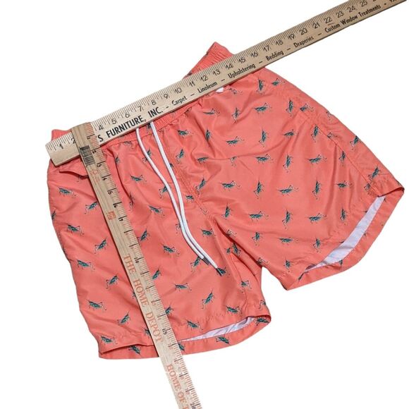 Polo Ralph Lauren men's cricket grasshopper print swim shorts poly size Medium - Picture 3 of 11